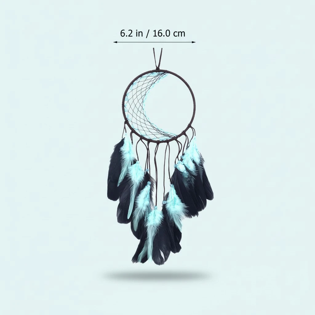 1Pc Feather Dream Catcher Unique Feather Hanging Pendant Wedding Home Wall Decor