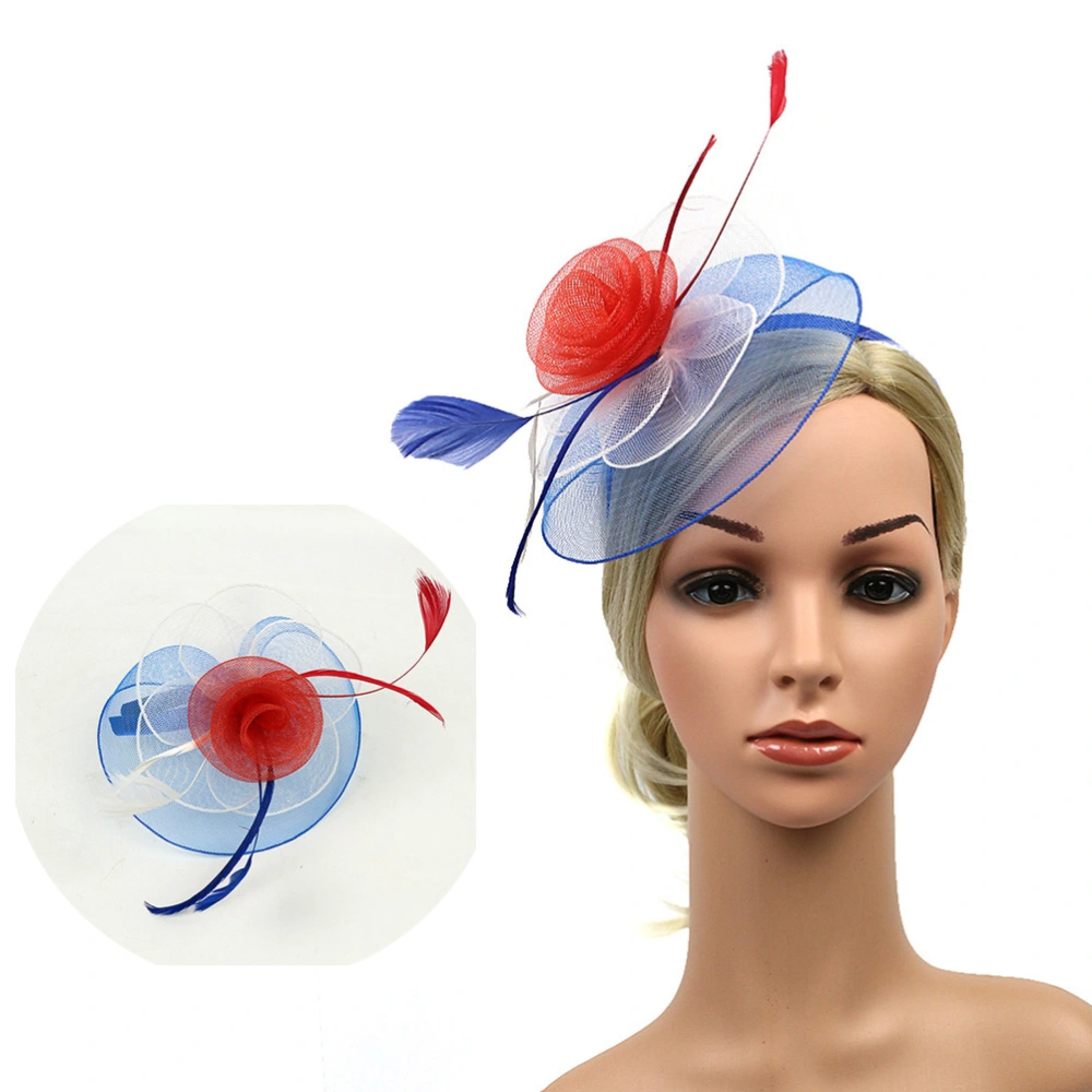 Small Hat Hairpins Vintage Headwear Hair Clips Woman Hair Accessories for Cocktail Party Wedding Prom Dancing Party