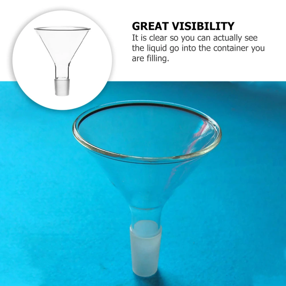 1pc Glassware Funnel Labware Analytical Chemistry Feeding Funnel for Labs