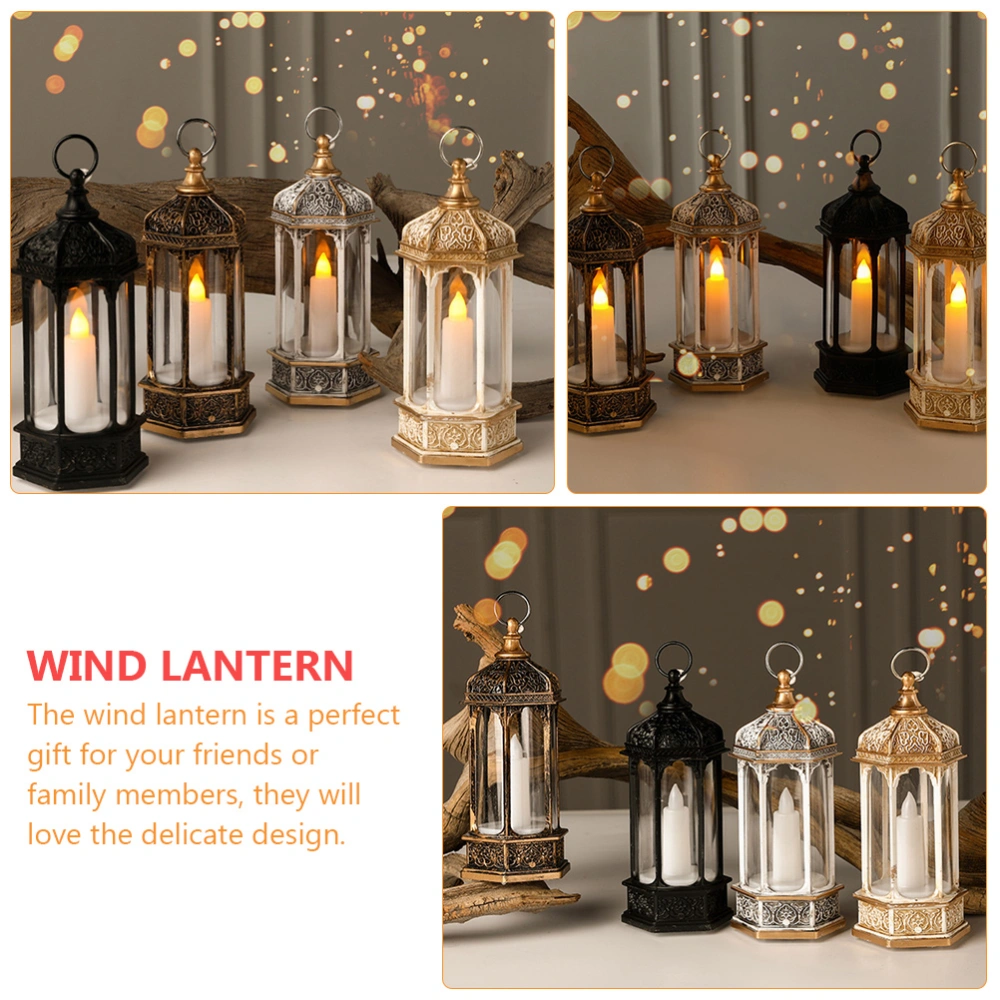 Exquisite Light Adornment Retro Design Lamp Hanging Wind Lantern for Christmas