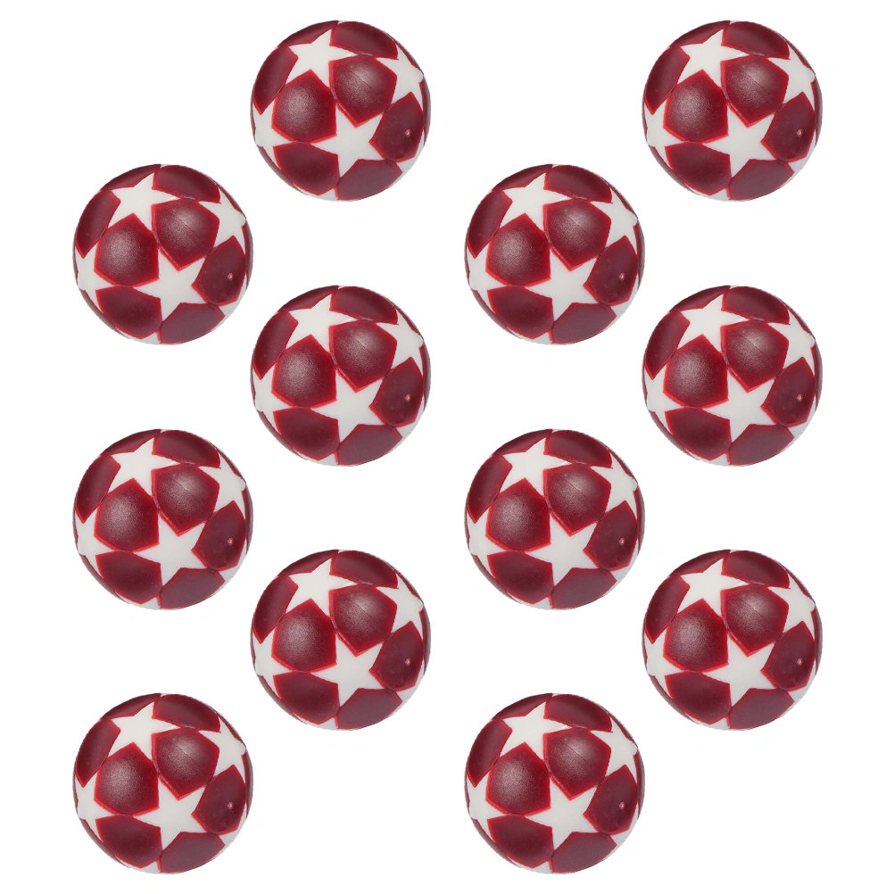 12pcs Table Soccer Game Balls Desktop Football Machine Soccer Toys for Home