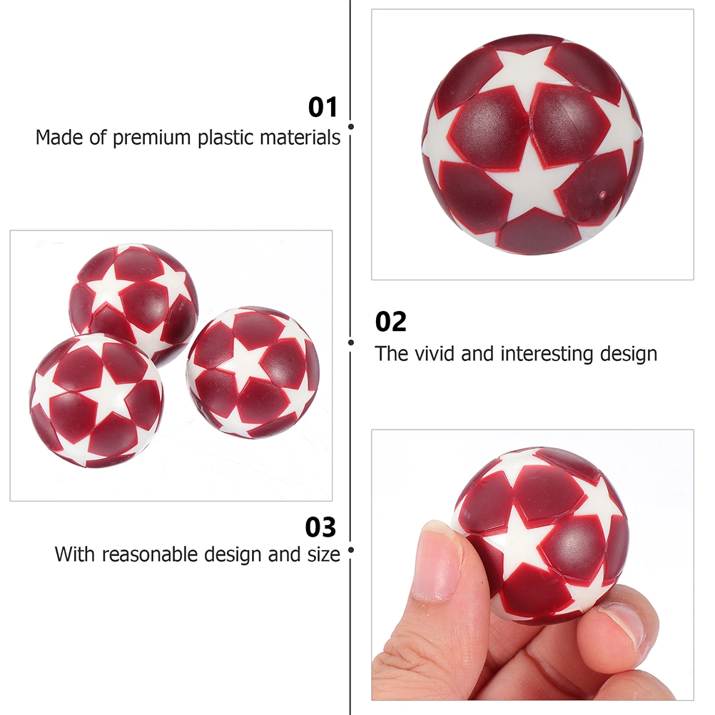 12pcs Table Soccer Game Balls Desktop Football Machine Soccer Toys for Home