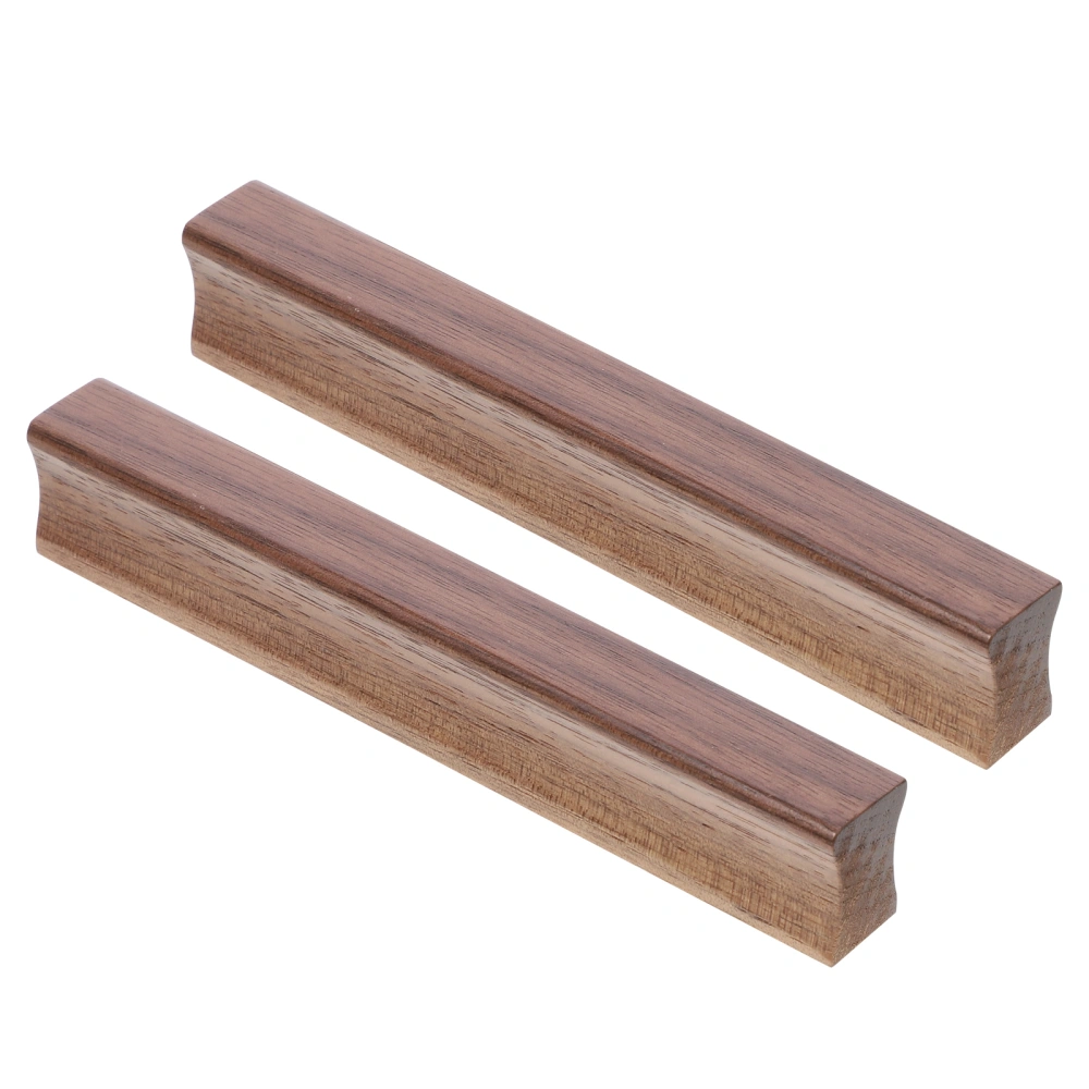 2pcs Wood Cabinet Pulls Cabinet Drawer Wardrobe Handle for Furniture Hardwares