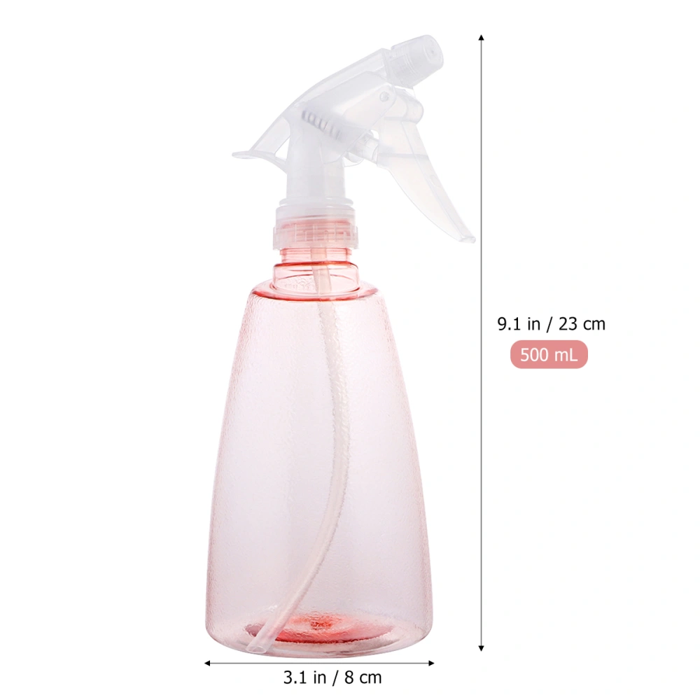 500ml Plastic Trigger Spray Bottle Flowers Plants Disinfecting Water Sprayer Refillable Bottle for Home Cleaning (Pink)