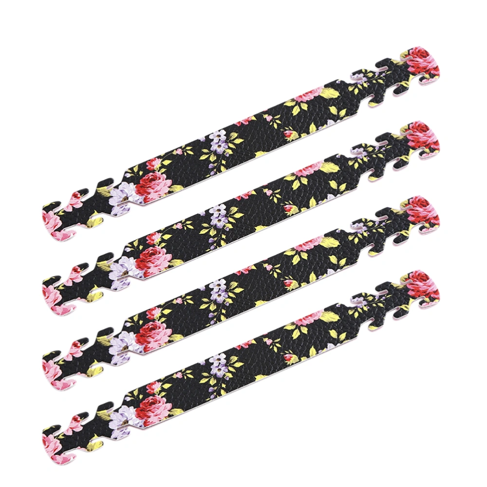 10pcs Printed Mask Extension Hooks Ear Protective Mask Rope Length Adjustable Buckle Mask Accessories