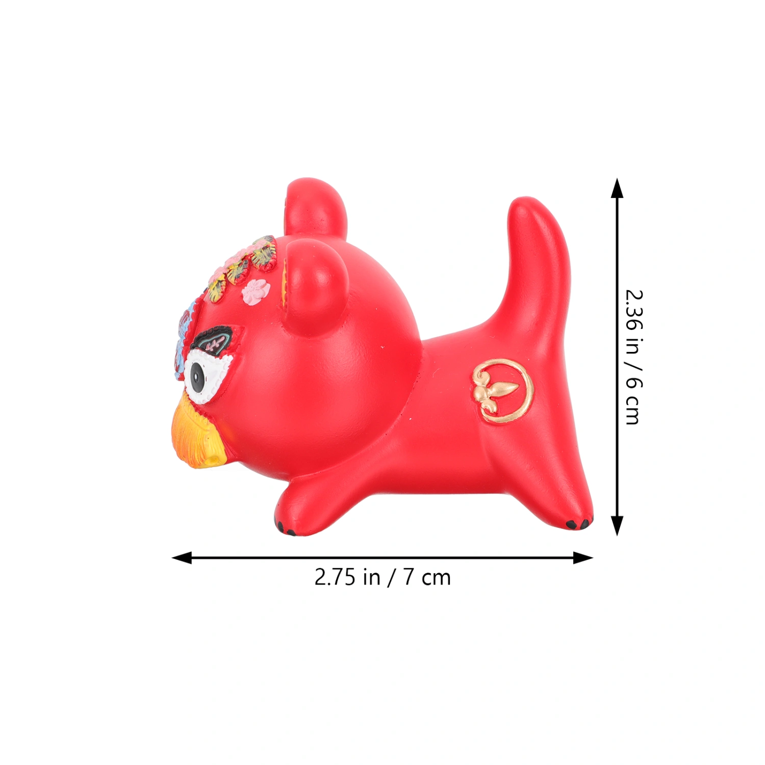 1Pc Adorable Tiger Shape Phone Holder Auspicious Tiger Adornment Desktop Decor