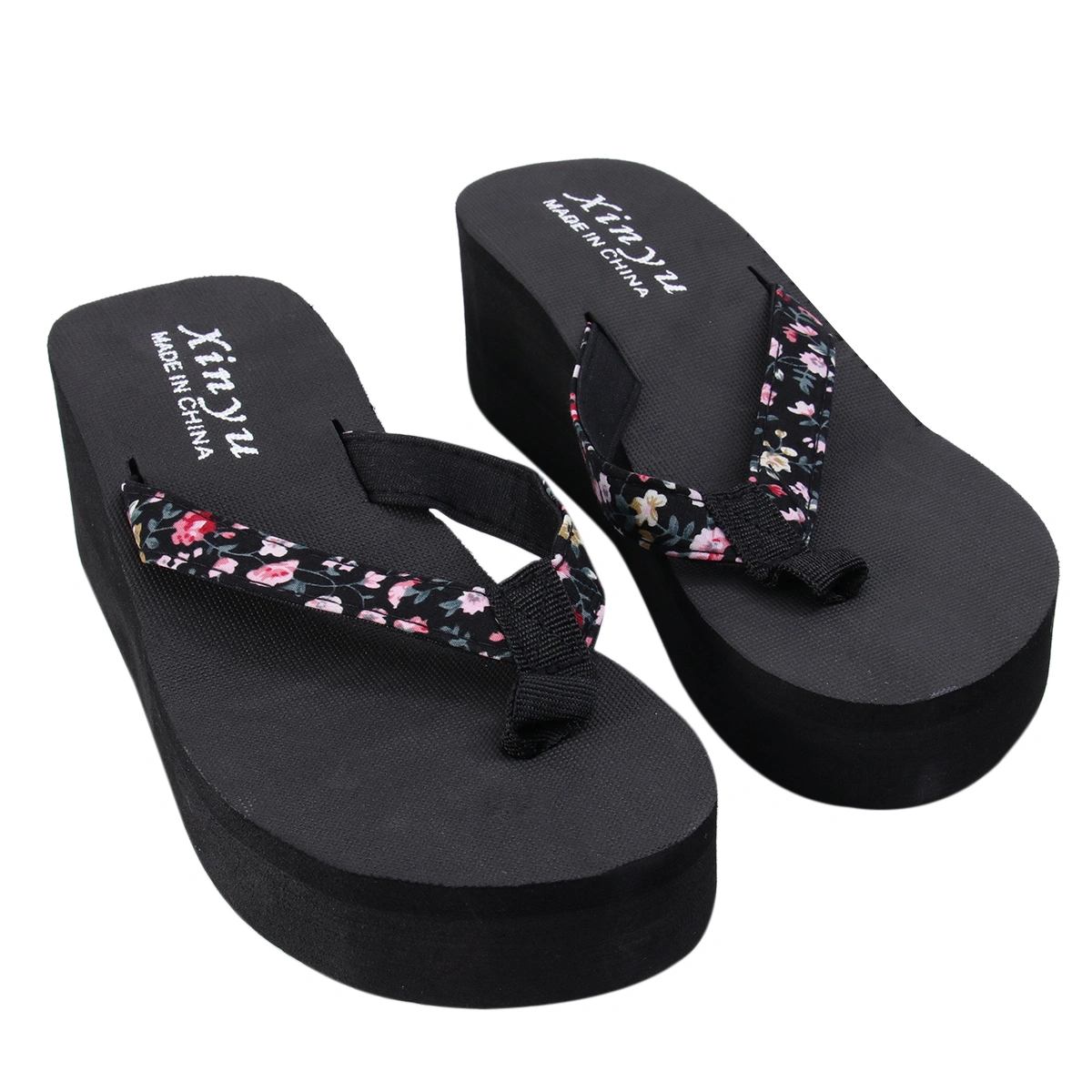Slipsole Slippers Summer Antiskid Seaside Thickened Shoe Sole Cool Slippers for Woman (37 Yard)