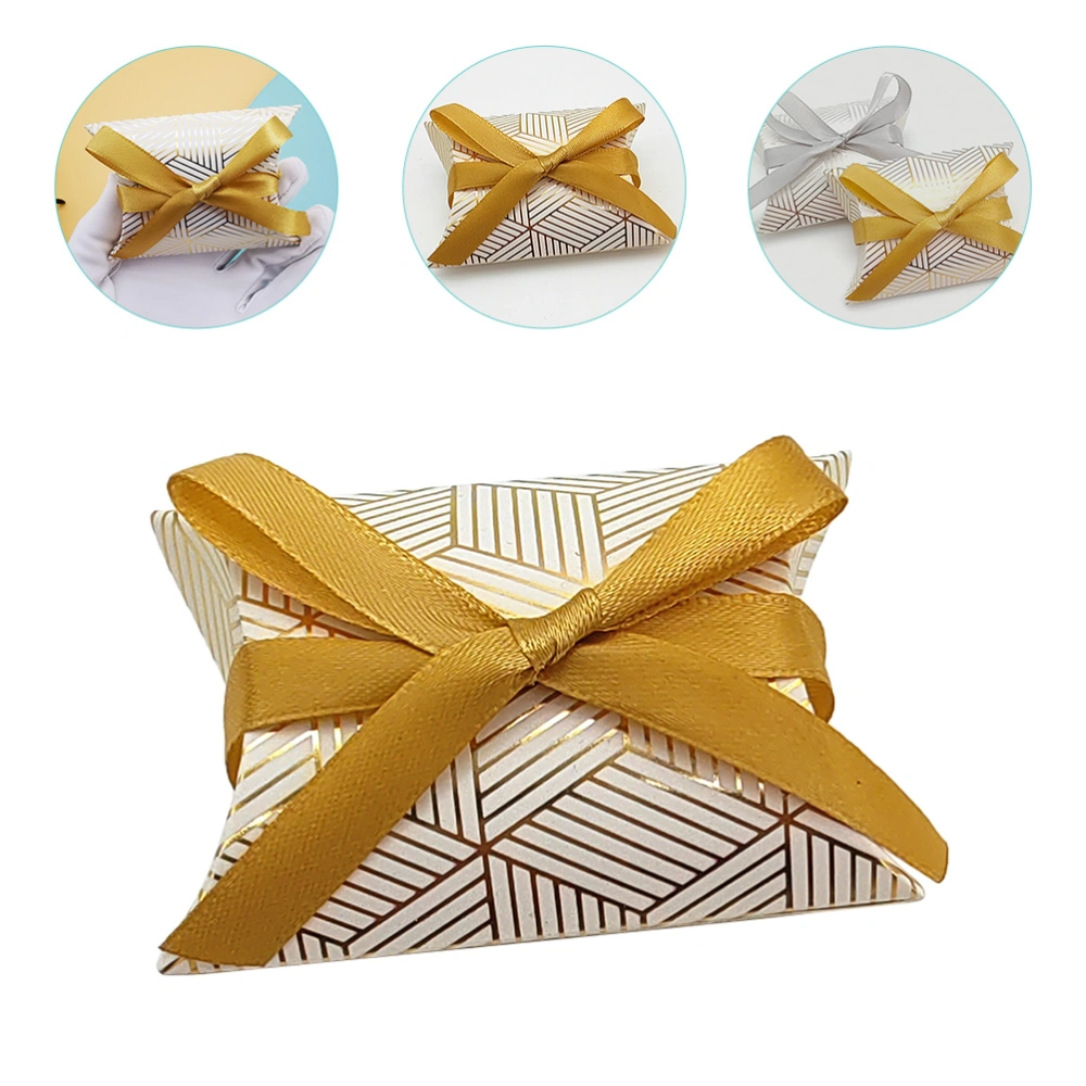 50Pcs Party Favors Boxes with Ribbons Wedding Party Favor Boxes Wedding Decoration