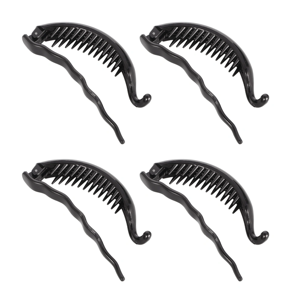 4Pcs Large Dolphin Banana Clip Claw Vertical Horizontal Clamp