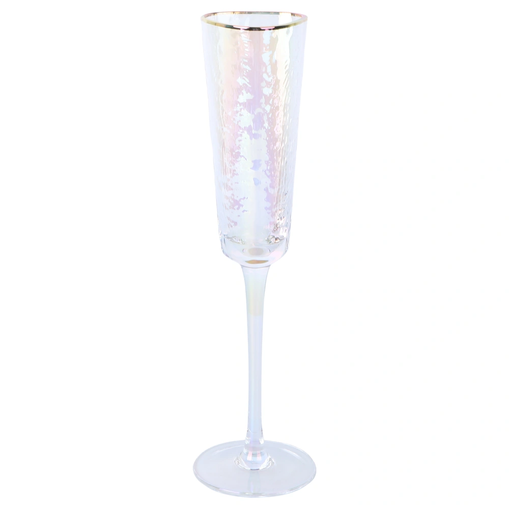 1pc European Style Goblet Crystal Champagne Glass Chic Stemware for Home