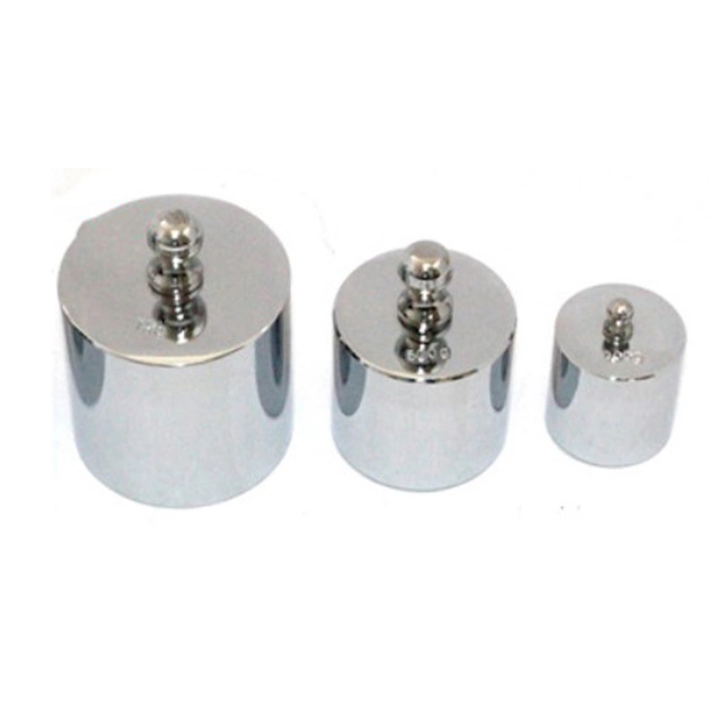 3PCS 50g Steel Calibration Weight Steel Digital Scale Balance for Digital Jewellery Scale Science (Silver)