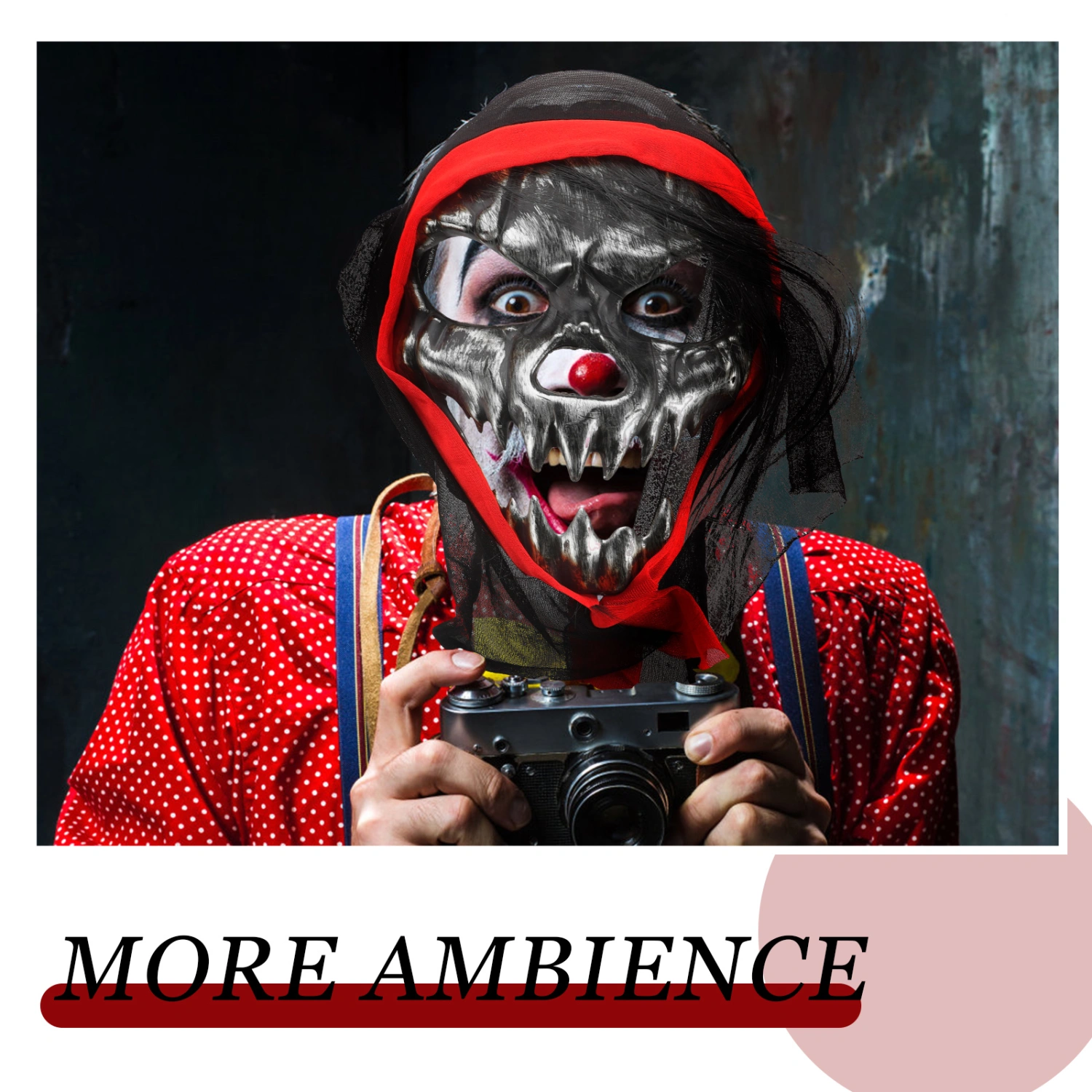 Creepy Halloween Mask Prop Halloween Scary Mask Masquerade Party Mask Haunted House Prop