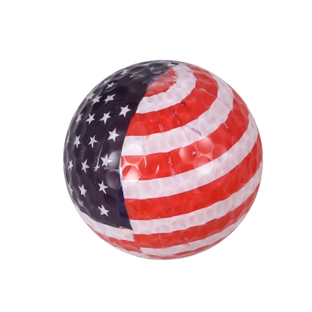 Multicolor Ball Double-layers Practice Ball Training Sports Ball Game Toy Match Ball Gift(American Flag)