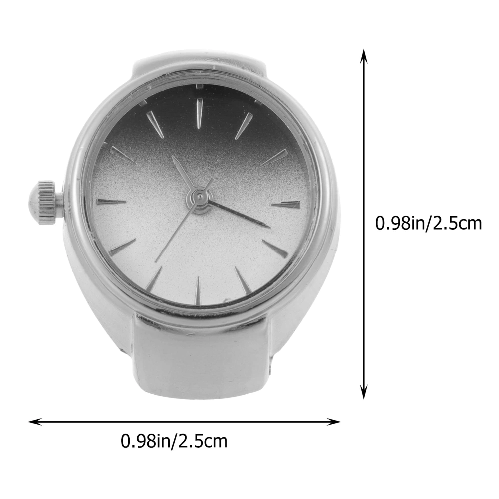 1pc Finger Ring Watch Portable Finger Watch Fashion Finger Decorative Watch