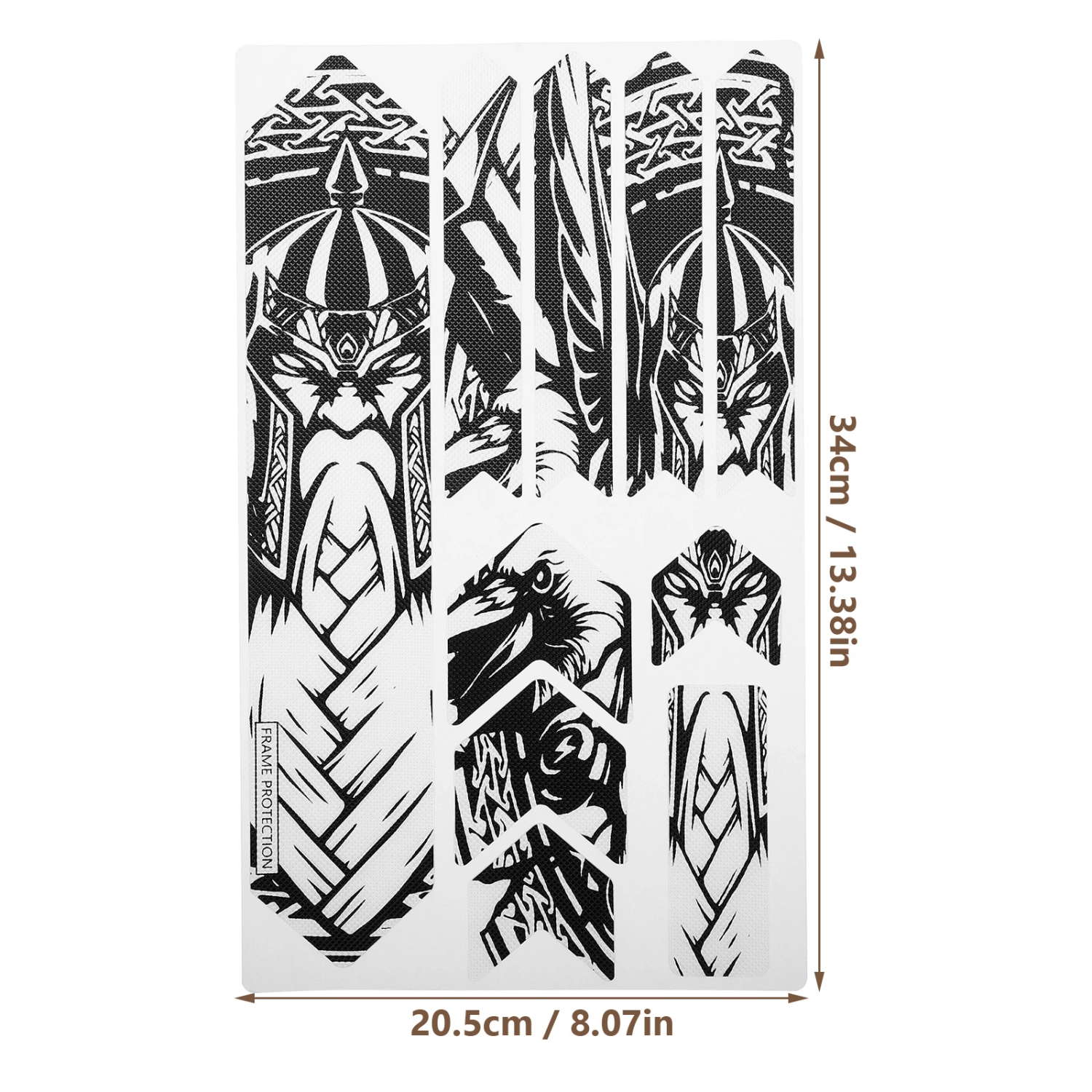  Mountain Bicycles Protector Sticker Bike Frame Protective Sticker Frame Decal