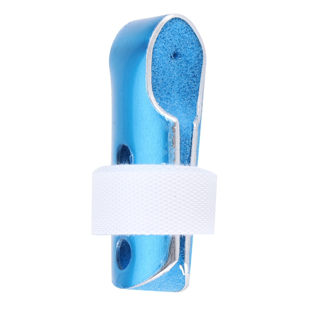 Finger Splint Finger Support Brace Fixing Guard Protector for Trigger Thumb Finger Immobilizer Joint Protection Finger Injury Size S (Blue)