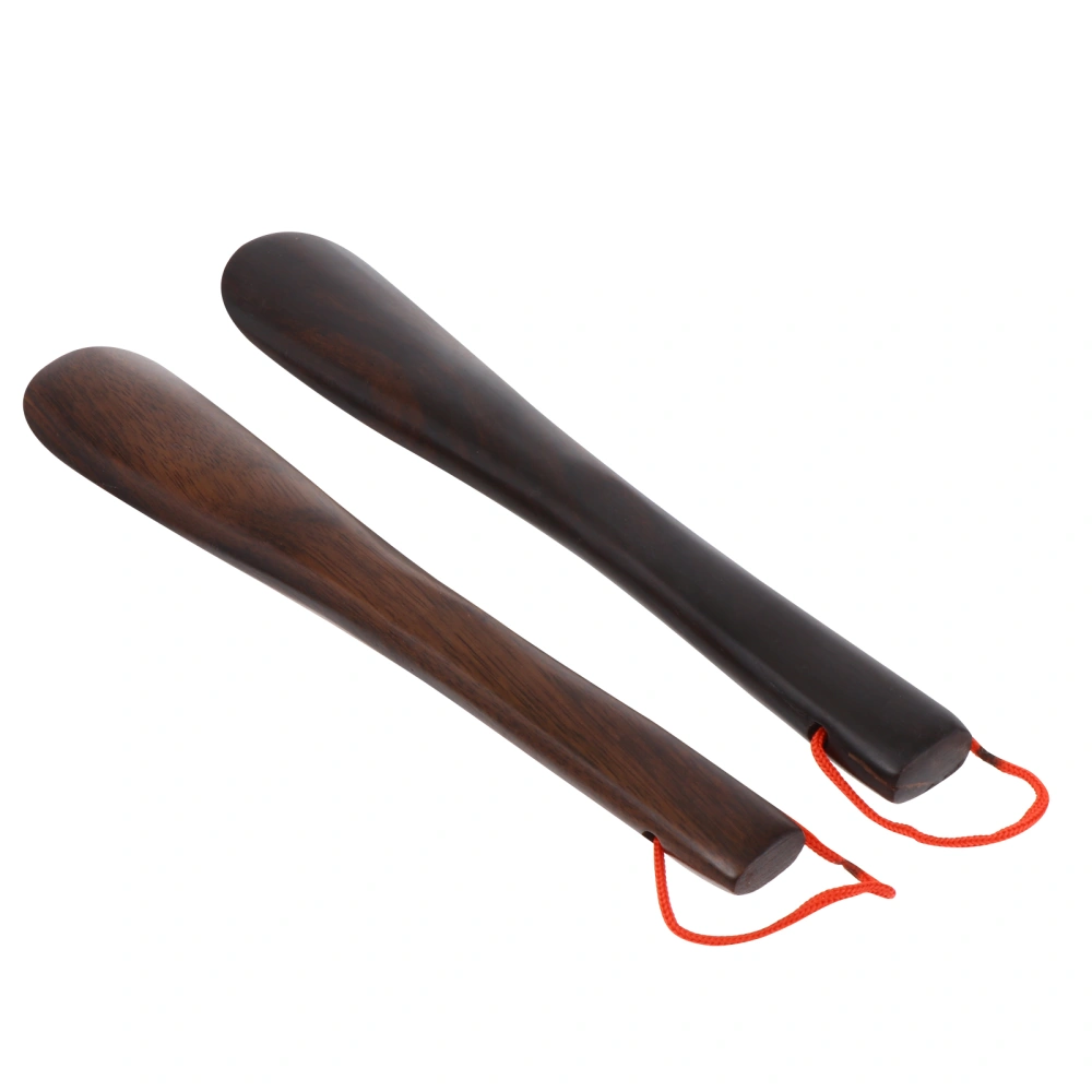 2 Pcs Sandalwood Shoehorns Practical Shoehorns Shoes Lifter Convenient Shoehorns