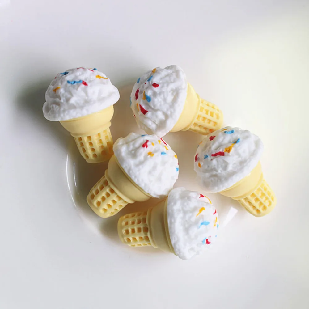 30 Pcs Miniature Ice Cream Simulation Ice Cream Toys Kids Simulated Food Toys