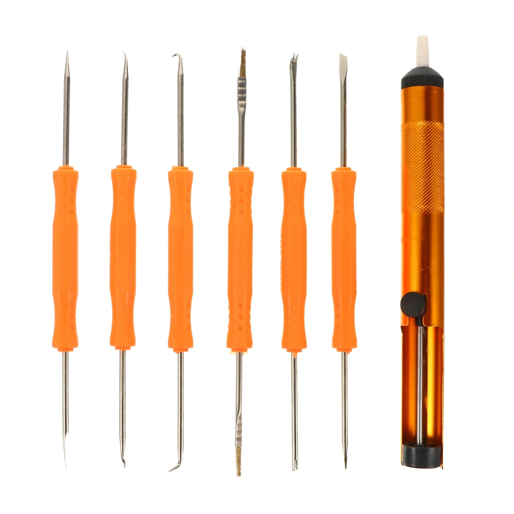 6pcs Solder Auxiliary Tool Double-sided Repair Tools with 1pc Desoldering Wick