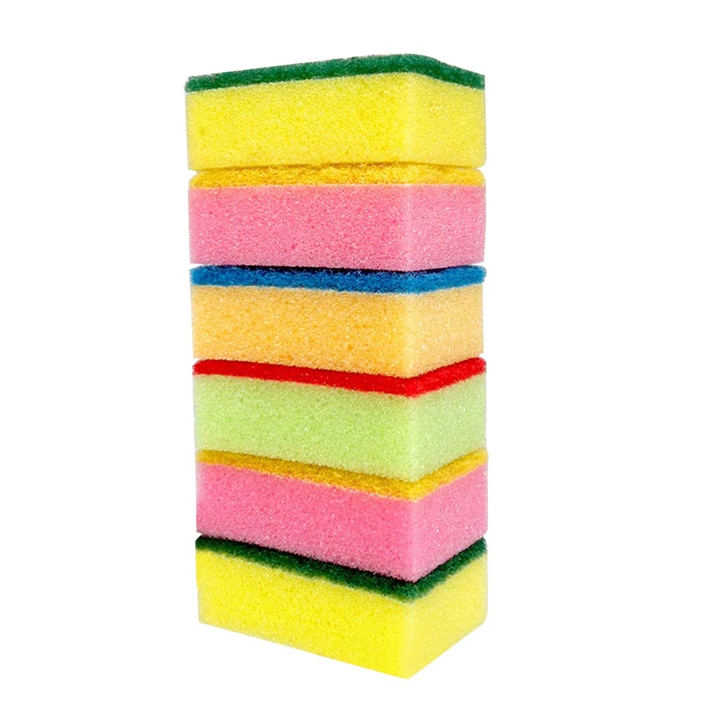 10pcs Multi-Use Cleaning Sponges Non-Scratch Eraser Sponge Scrubbing Dish Sponges Use for Kitchens Bathroom (Random Color)