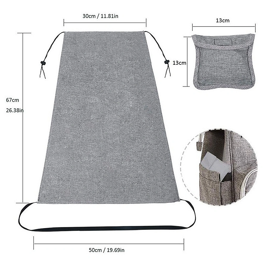 1PC Stroller Shading Cover UV Protetcive Cloth Multi-use Sunshading Cover Baby Nursing Accessory (Light Grey)