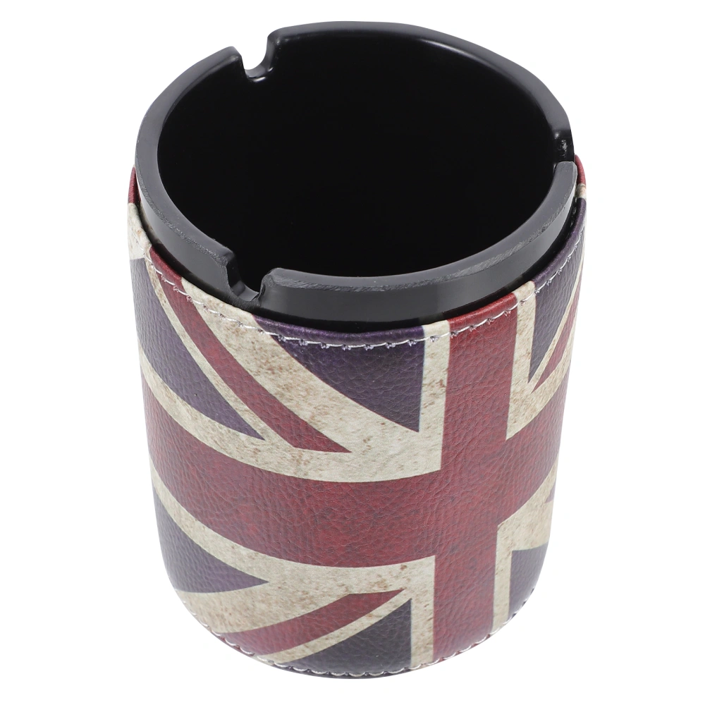 1 Pc Ashtray Chic Pen Container Flag Pattern Modern Ashtray Delicate Pen Holder