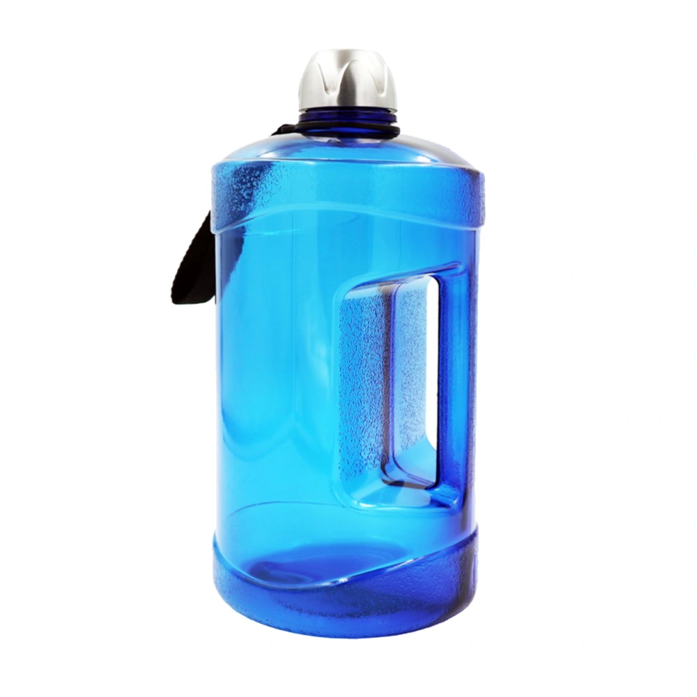 2.2 L Portable Drinking Bottle High Capacity Sports Gym Training Water Bottle (Dark Blue)