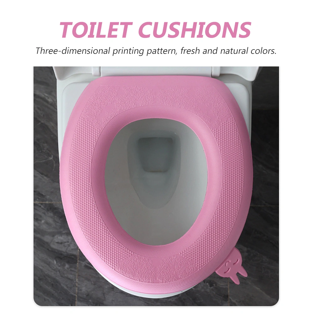2PCS EVA Toilet Seat Cushions Toilet Seat Pads Waterproof Toilet Seat Covers