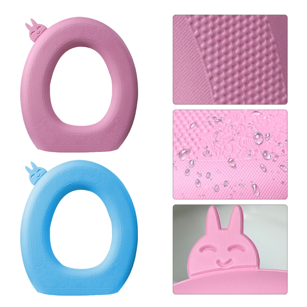 2PCS EVA Toilet Seat Cushions Toilet Seat Pads Waterproof Toilet Seat Covers