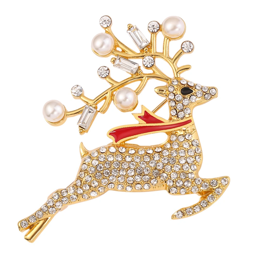 1Pc Christmas Theme Brooches Alloy Lapel Jewelry Costume Accessory