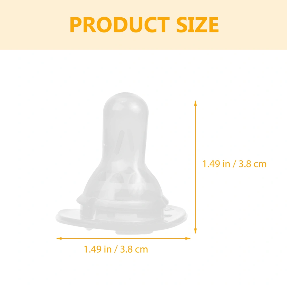 20Pcs Baby Bottle Nipples Silicone Replacement Nipples for Baby Milk Feeding