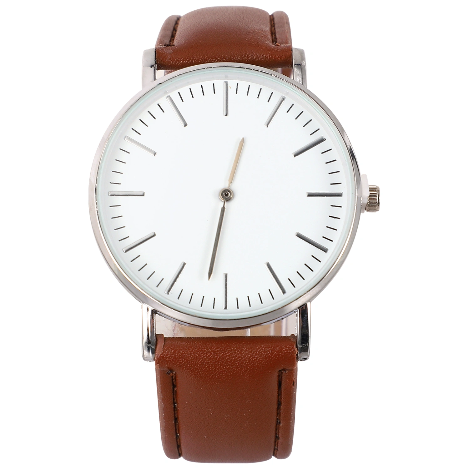 1 Pc PU Watches Men Wristwatches PU Strap Quartz Watches Husband Gifts