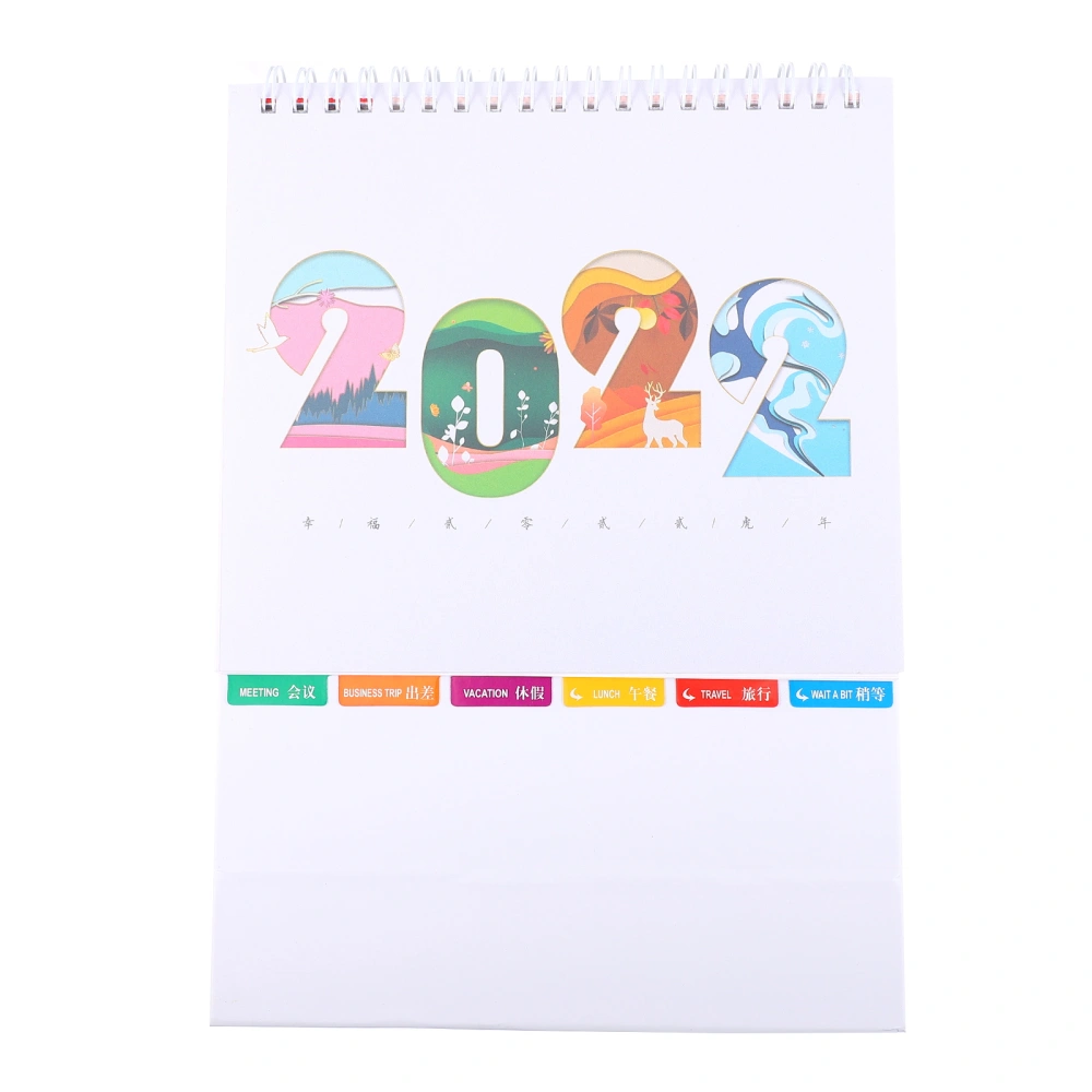 Desktop Calendar 2022 Schedule Table Planner Yearly Week Months Date Organizer