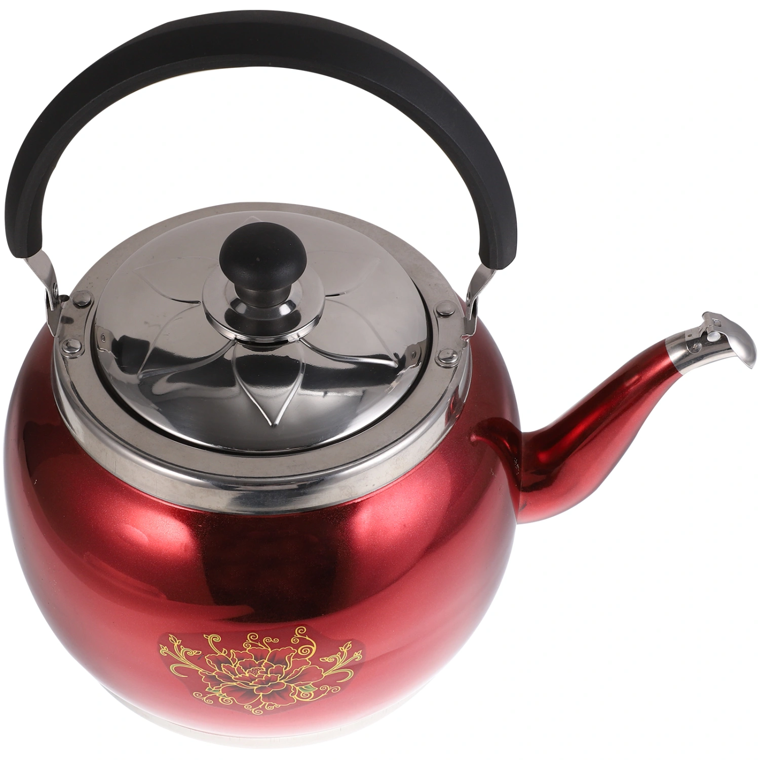 Household Water Heating Kettle Stainless Steel Kettle Kitchen Whistling Kettle Stovetop Teakettle
