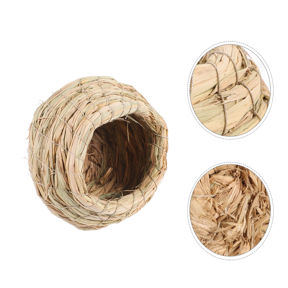 6pcs Bird Nest Cozy Pet Bird Feeding Hut Outdoor Bird Shelter Bird Rest Nest