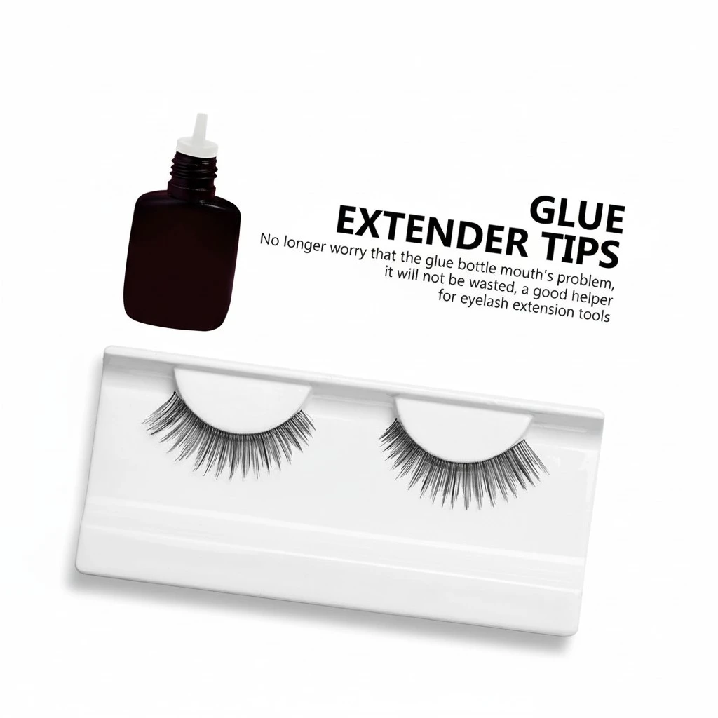 50pcs Eyelash Glue Special Plugs Glue Bottle Plug Mouths Lash Glue Bottle Stoppers