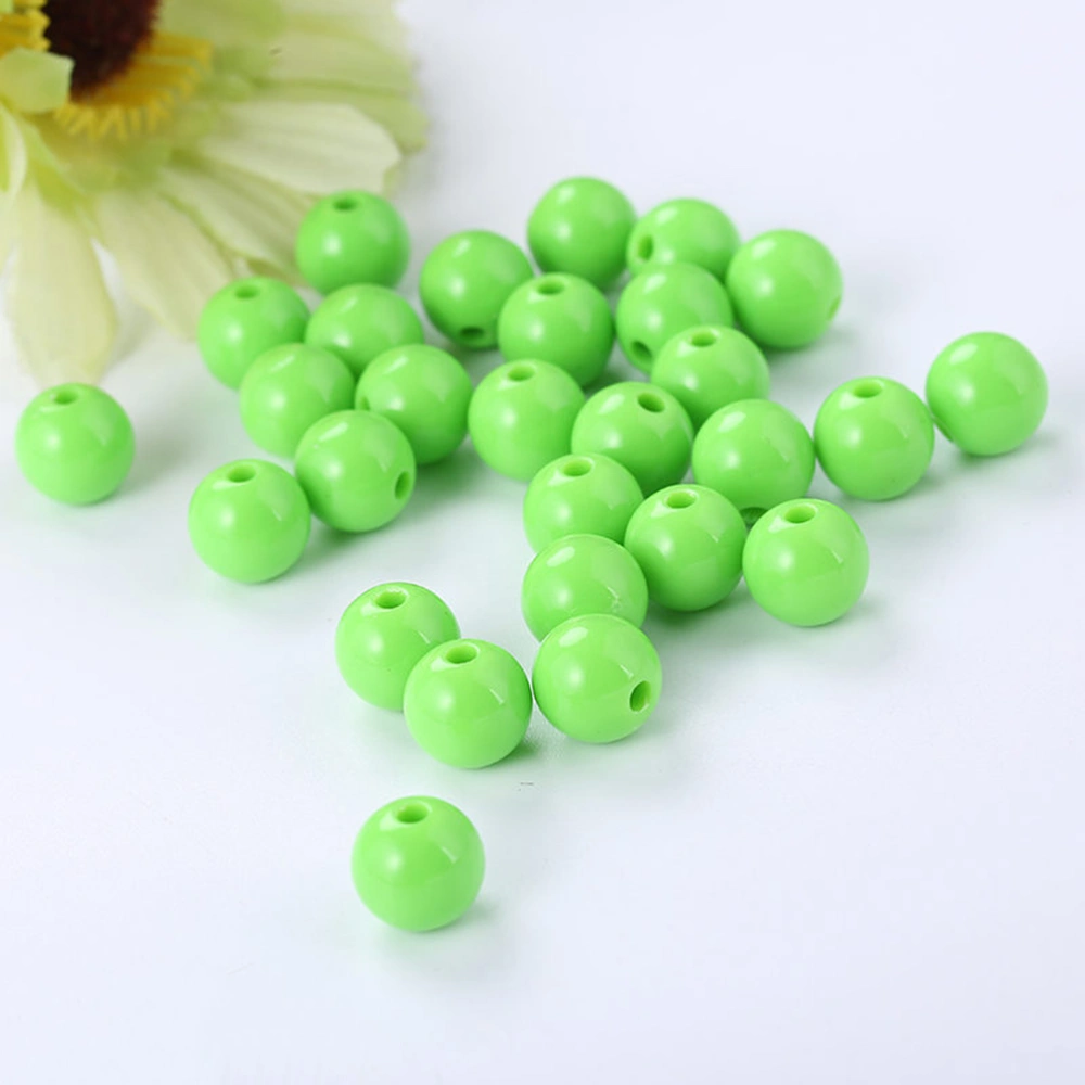 1000pcs Candy Color Beads Acrylic Opaque Pony Beads Craft Beads Round Beads for Home Decor Craft (Mixed Color)