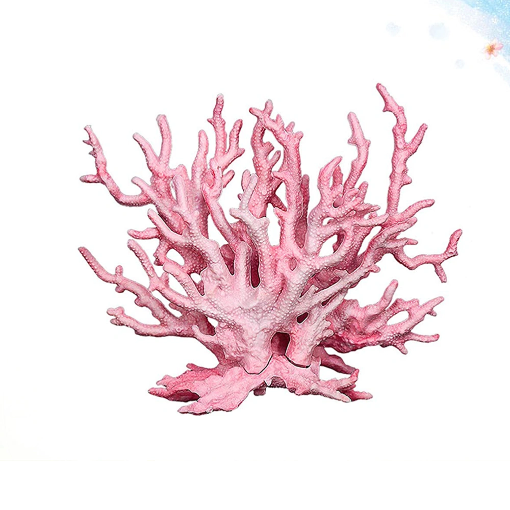 Simulated Aquatic Plants and False Corals on the Bottom of the Sea Plastic and Fat Decorated Coral