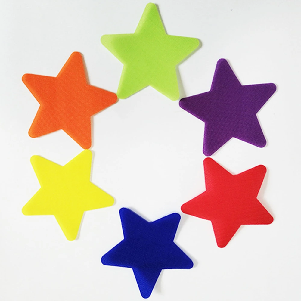 12PCS Carpet Stickers Markers Colorful Star Stickers Educational Tools