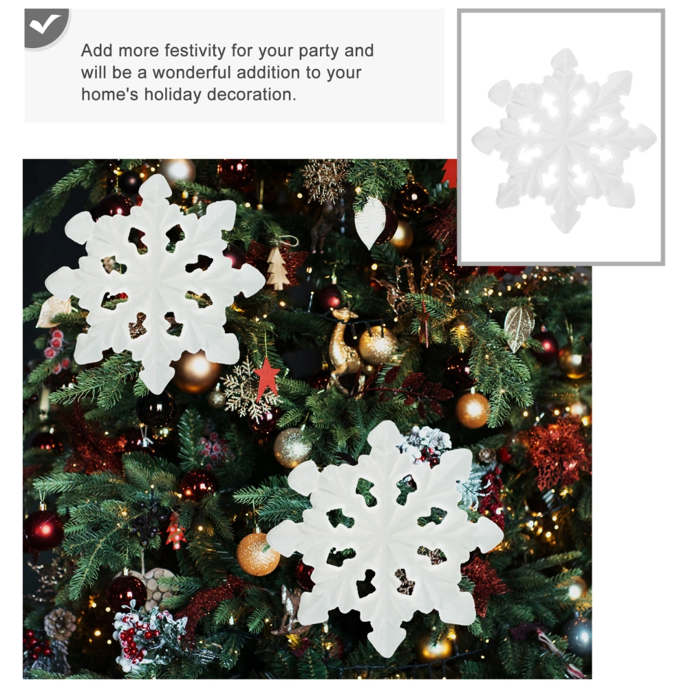 5Pcs Snowflakes DIY Craft Accessories for Holiday and Christmas Decor