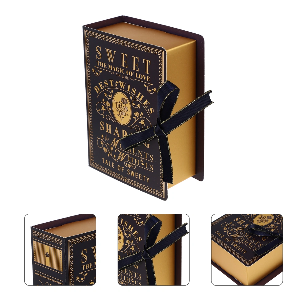 10Pcs Witchcraft Book Shape Candy Boxes Decorative Candy Wrapping Boxes for Wedding