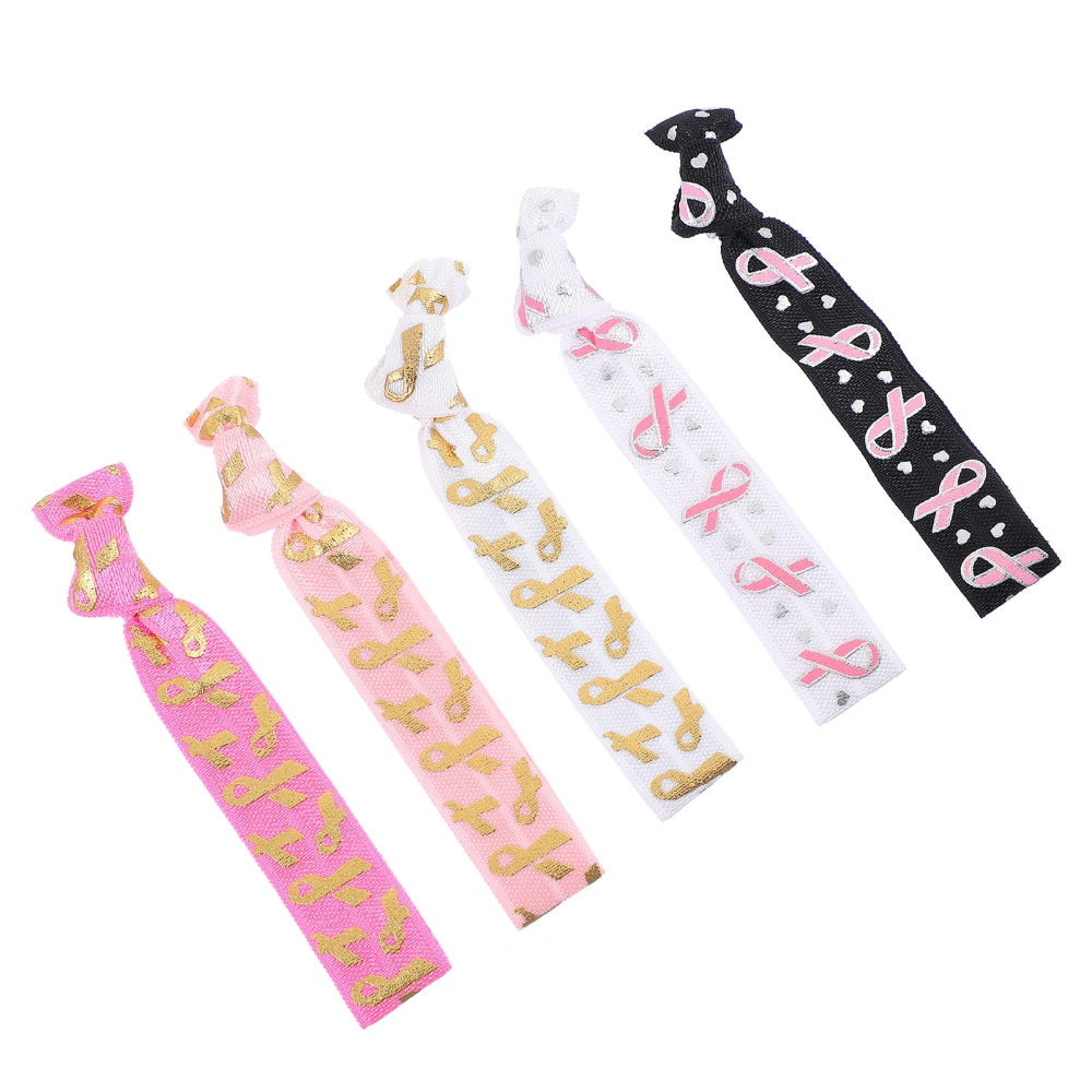 25pcs Nylon Hair Scrunchies Hair Ties Hair Ropes Hair Rings Souvenir for AIDS