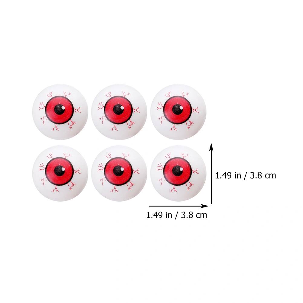 10pcs Plastic  Fake Eyes Halloween Eyeball Props Horror Toys Party Accessories