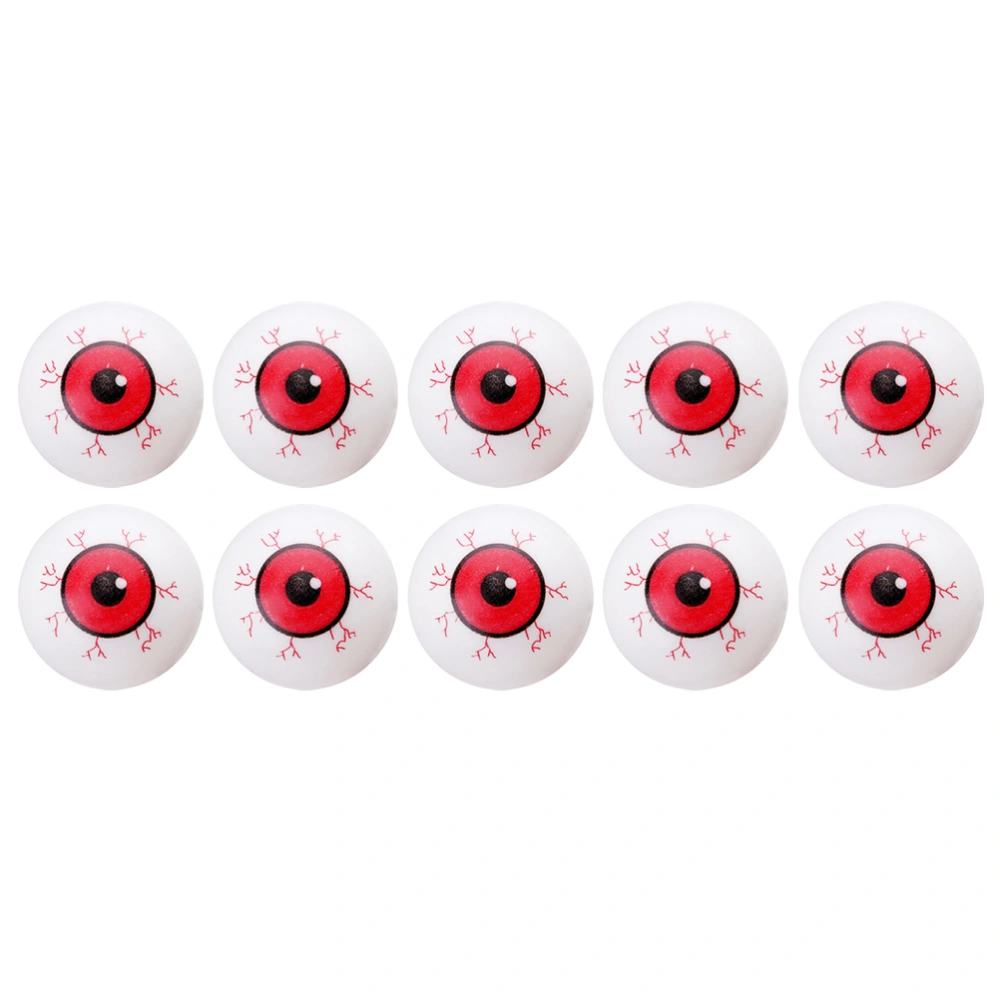 10pcs Plastic  Fake Eyes Halloween Eyeball Props Horror Toys Party Accessories