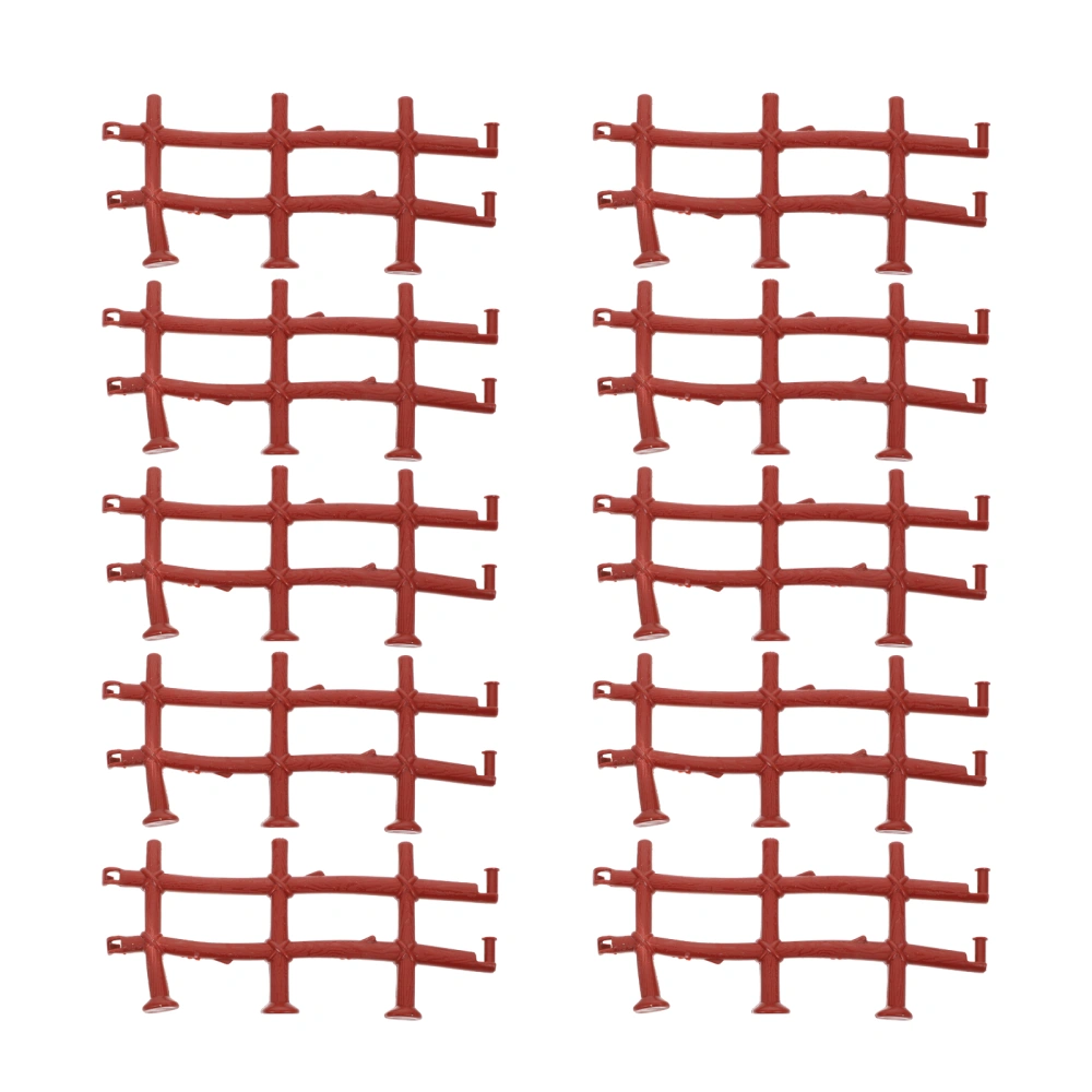 50Pcs Door Block Fencing Accessory Simulation Fence Toy Role Play Guardrail Kids Toy