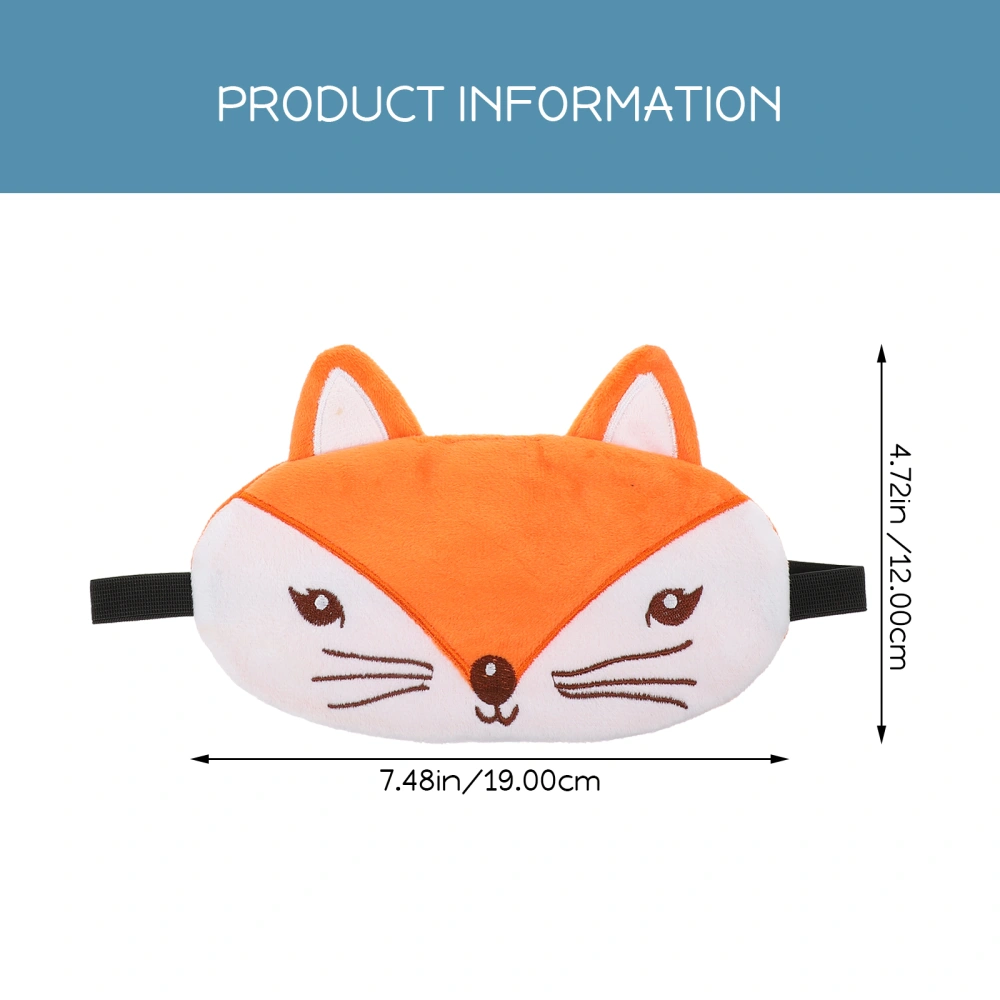 2Pcs Adorable Eye Mask Comfortable Sleep Eye Mask Cartoon Animals Design Eye Mask