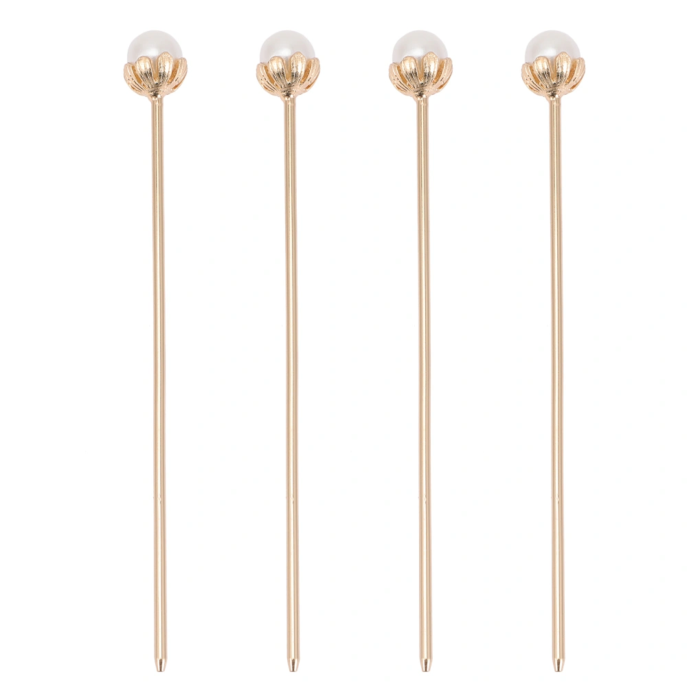 4pcs Vintage Chinese Hair Sticks Pearl Hair Chopsticks Hair Accessories