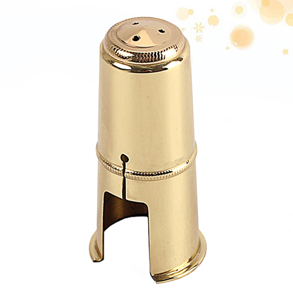 73mm Alto Saxophone Mouthpiece Protective for Sax Musical Instrument C53F Size M (Golden)