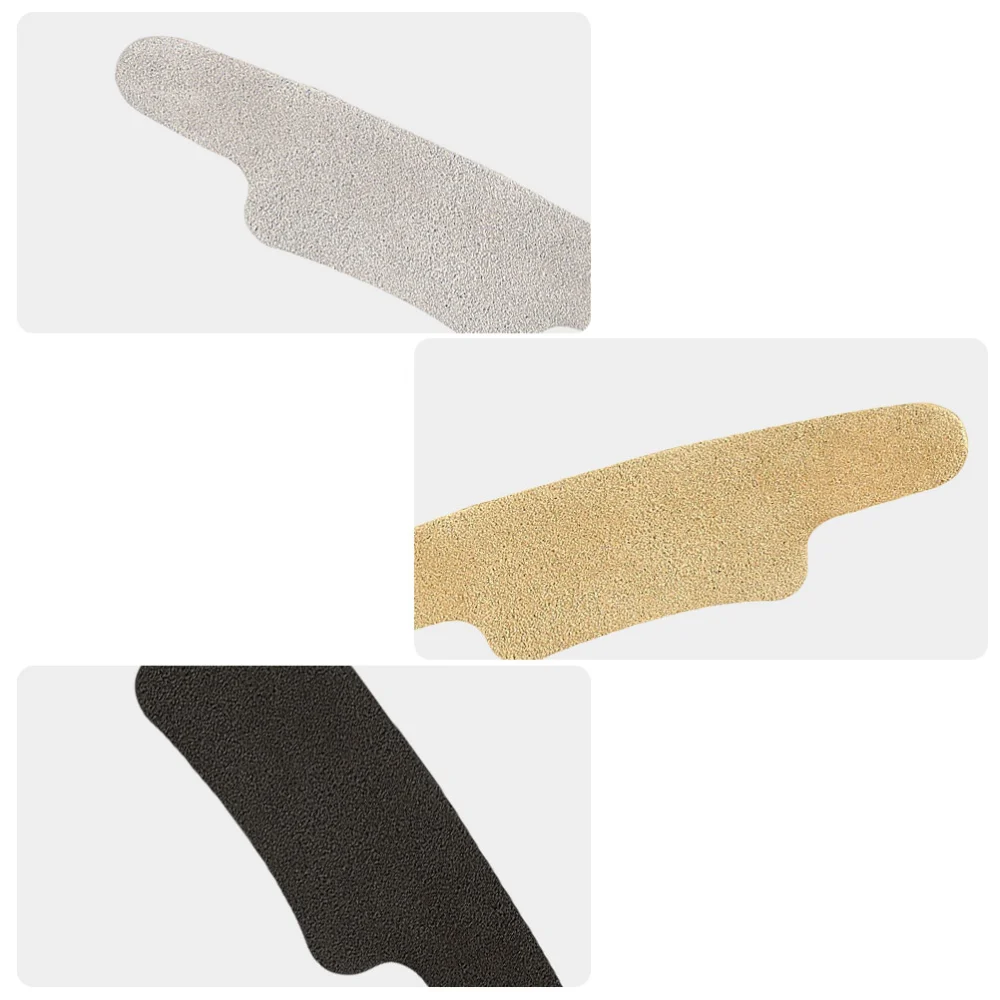 6 Pairs Heel Stickers Thickened Anti-wear Foot Stickers Cushions Pads Stickers Heel Grips (Grey, Black, Khaki for Each 2 Pairs)