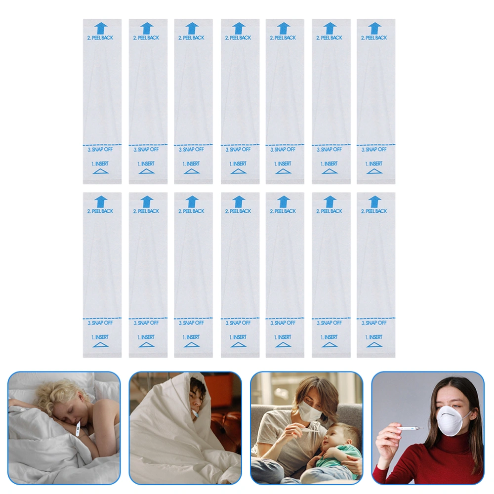 200pcs Disposable Electronic Thermometer Probe Covers Protective Sleeves for Home